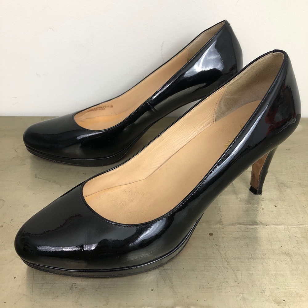 Cole Haan Margot Platform Pumps Black Patent